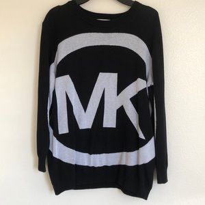 Michael Kors Oversize Circle Logo Sweater